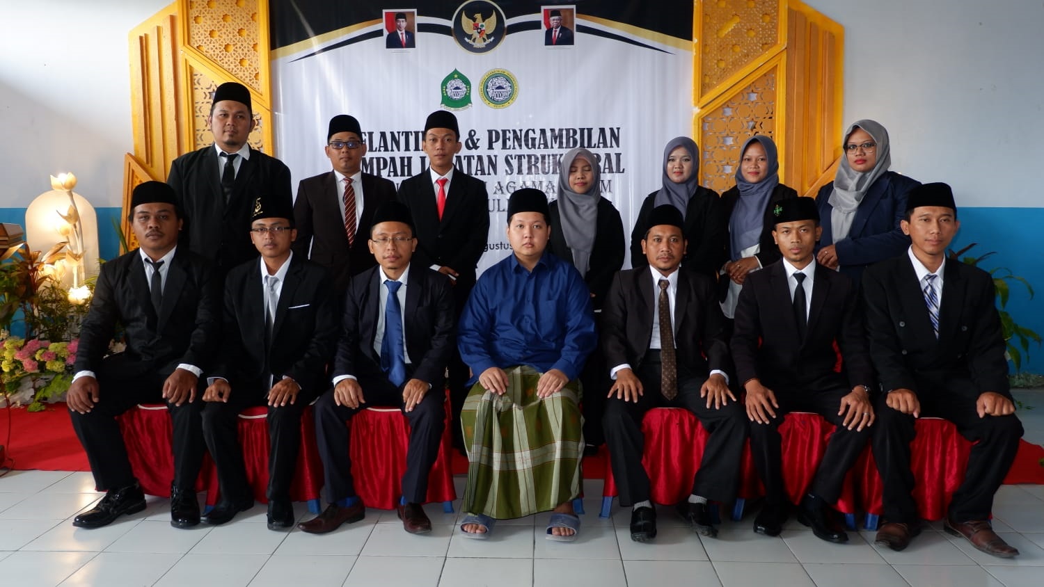 Pelantikan pejabat struktural STAI HIDAYATUT THULLAB KEDIRI masa bakti 2022-2027